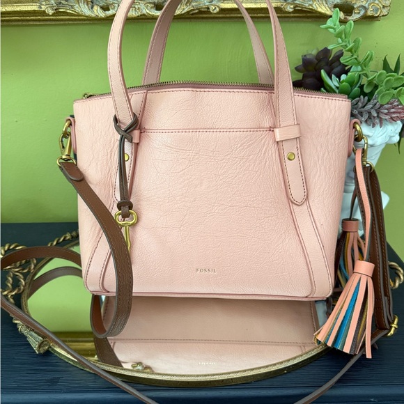 Fossil Handbags - Fossil light pink (blush) satchel
